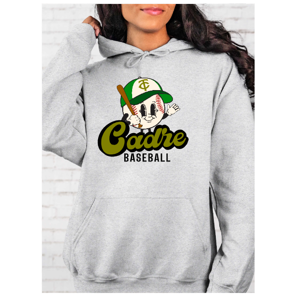Baseball Retro Dude- Cadre Hoodie