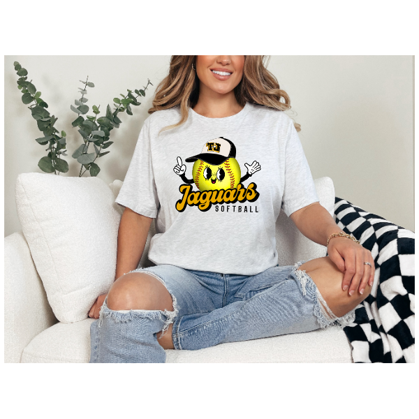 Softball Retro Dude - Jaguars Tshirt