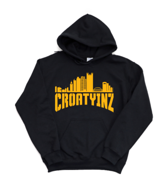 Pgh Skyline Croatyinz - Hoodie