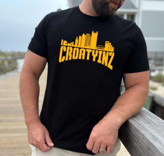 Pgh Skyline Croatyinz - Tshirt
