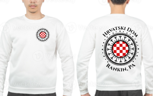 Rankin Hrvatski Dom Corner Breast With Back - Long Sleeve Tshirt