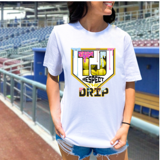 Respect the Drip Tshirt - Softball TJ