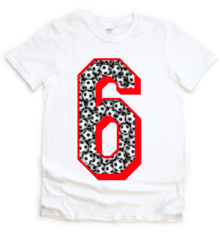 Soccer Numbers Tshirt