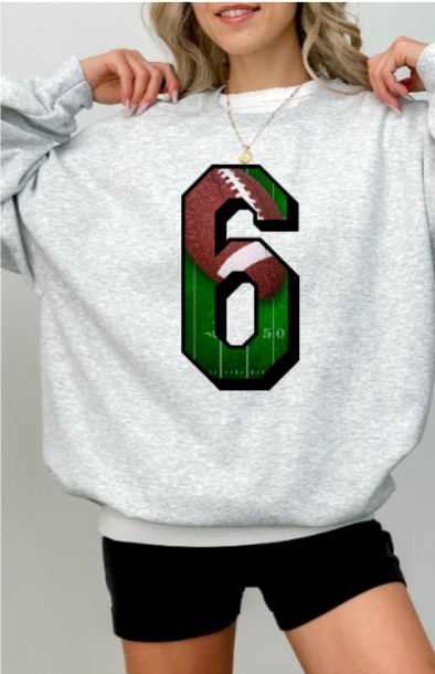 Football Numbers Crewneck