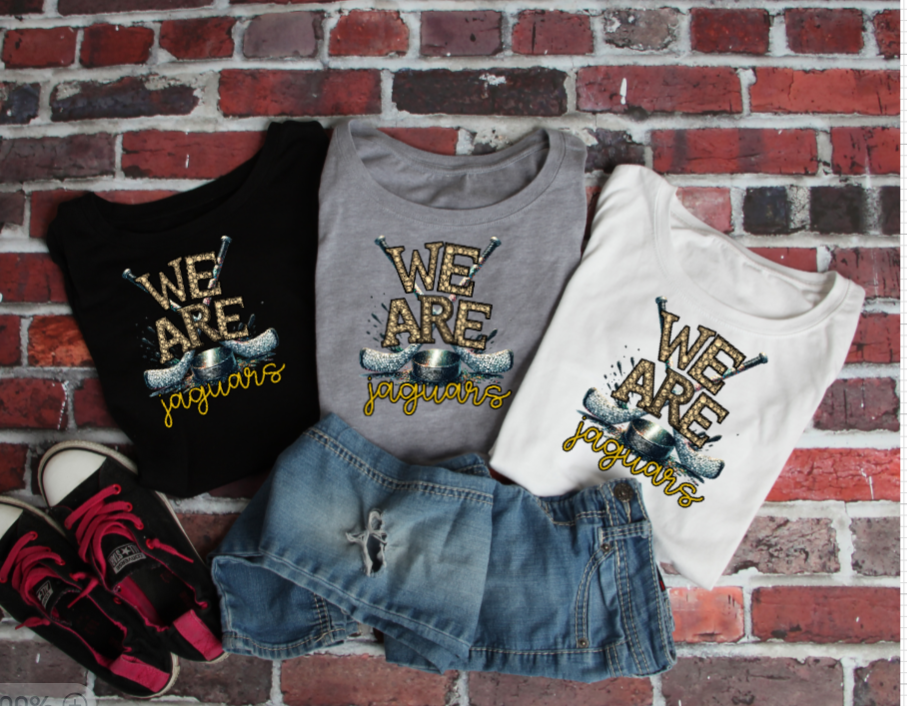 We Are - Jeweled Hockey TSHIRT Jaguars