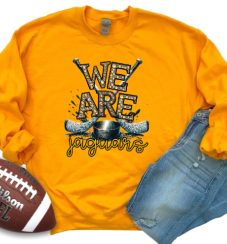 We Are - Jeweled Hockey TSHIRT Jaguars