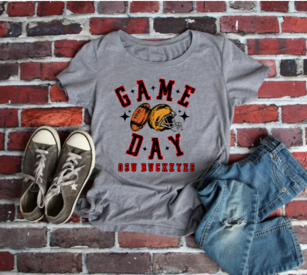 Game Day Football Vintage - Buckeye TSHIRT