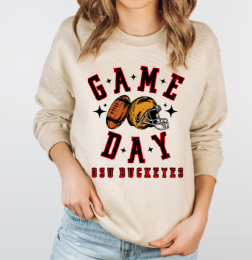 Game Day Football Vintage - Buckeye TSHIRT