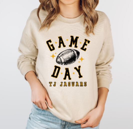 Game Day Football Sketch - Jaguar CREWNECK