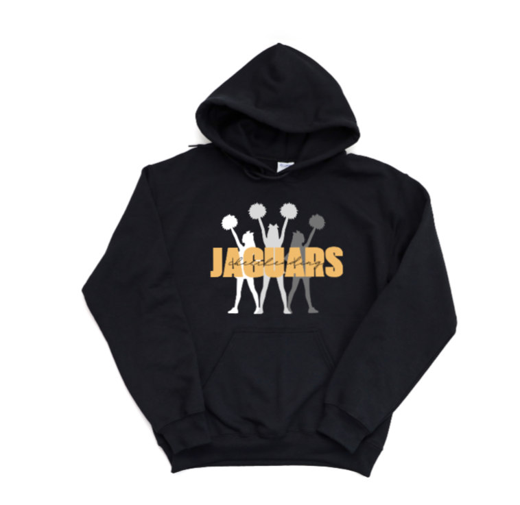 Cheer Silhouette - Jaguars Hoodie