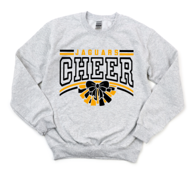 Cheer Mascot Pom - TJ Jaguars Crewneck