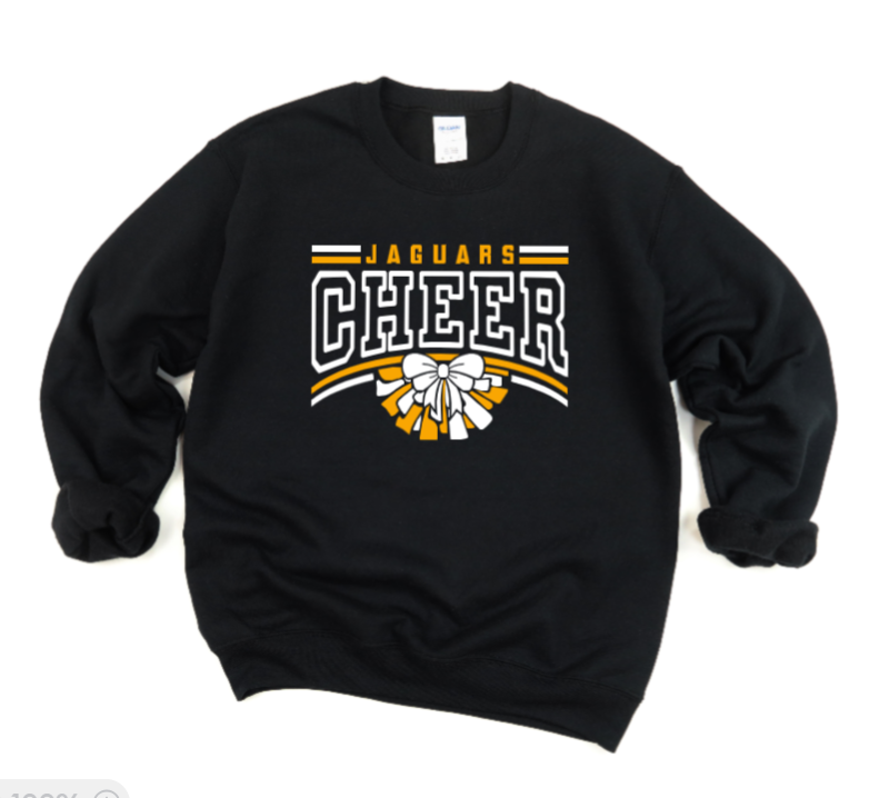 Cheer Mascot Pom - TJ Jaguars Crewneck