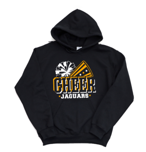 Cheer Mascot Pom & Megaphone - TJ Jaguars Hoodie