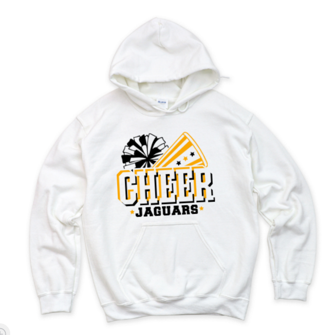 Cheer Mascot Pom & Megaphone - TJ Jaguars Hoodie