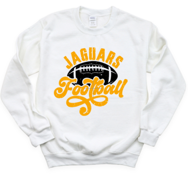 Football Swirl - TJ Jaguars Crewneck