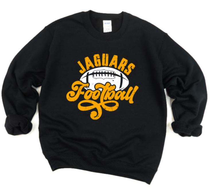 Football Swirl - TJ Jaguars Crewneck