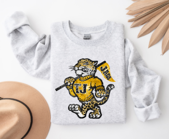 *Jags Faux Sequins - Crewneck