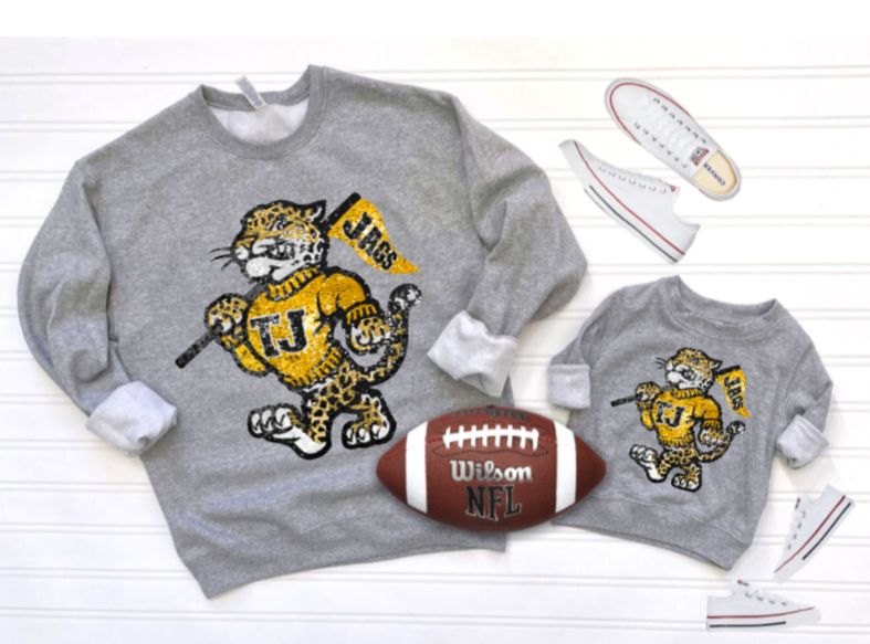 *Jags Faux Sequins - Crewneck