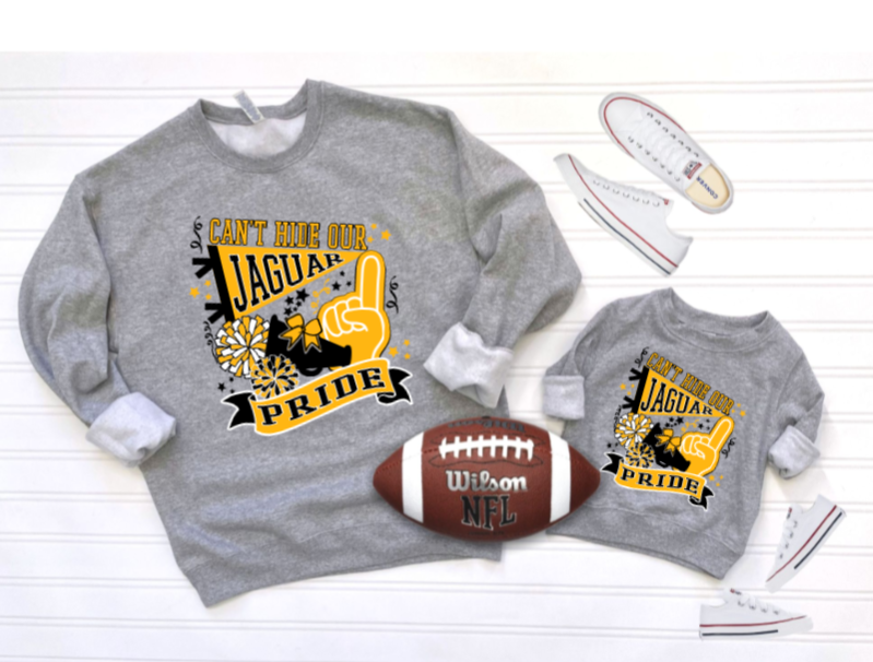 Can't Hide Our Pride - TJ Jaguars Crewneck