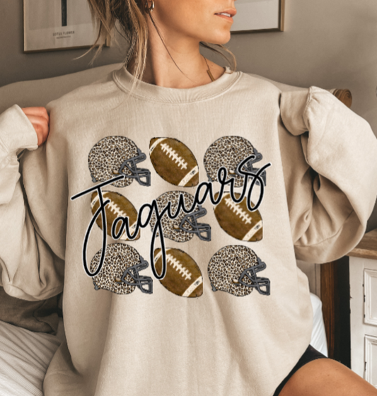 Leopard Helmets - Jaguars Crewneck