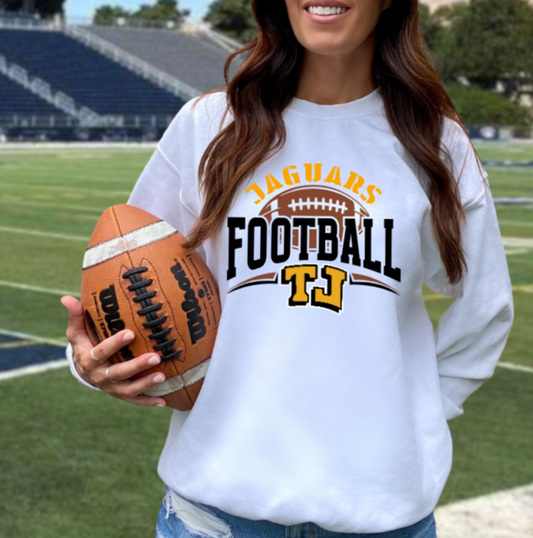Football Stencil - TJ Jaguars Crewneck