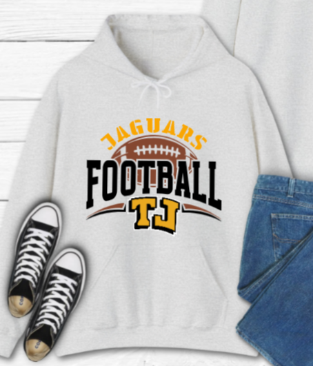 Football Stencil - TJ Jaguars Hoodie