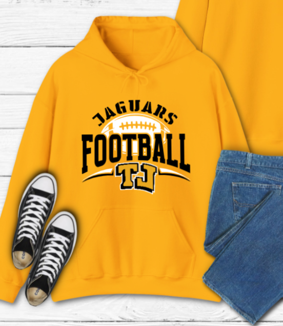 Football Stencil - TJ Jaguars Hoodie