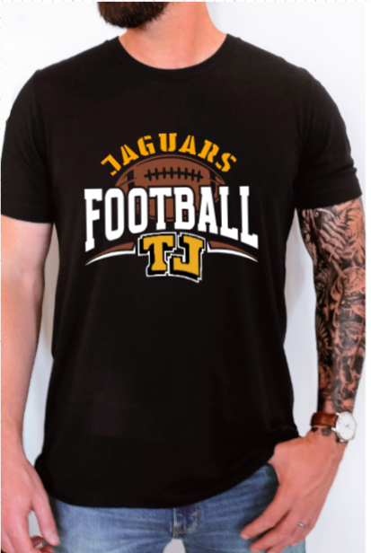 Football Stencil - TJ Jaguars Tshirt
