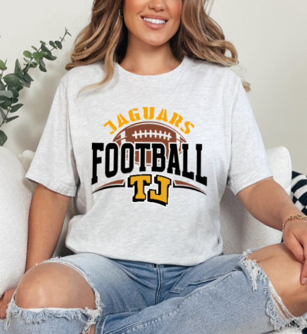Football Stencil - TJ Jaguars Tshirt
