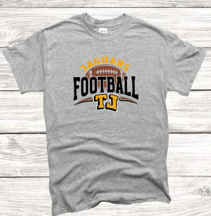 Football Stencil - TJ Jaguars Tshirt