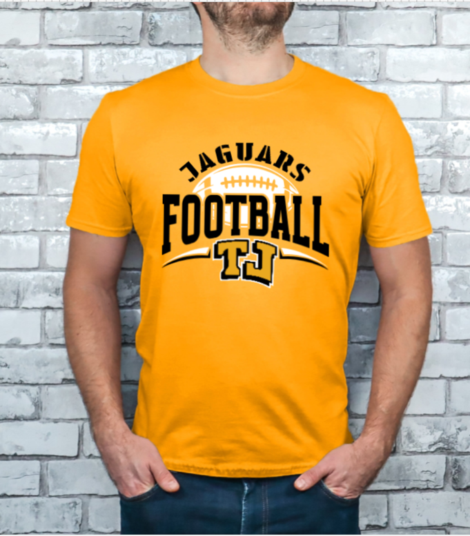 Football Stencil - TJ Jaguars Tshirt