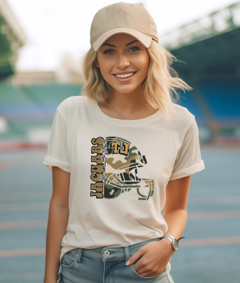 Camo Football - TJ Jaguars Tshirt
