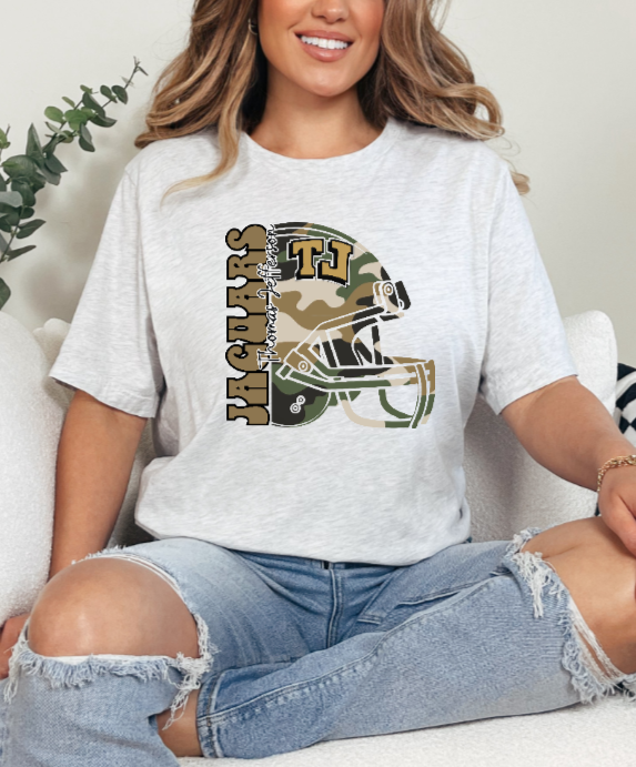 Camo Football - TJ Jaguars Tshirt