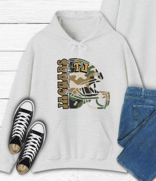 Camo Football - TJ Jaguars Hoodie