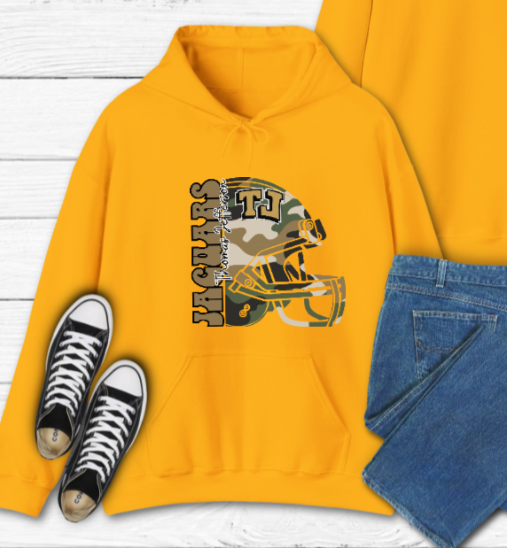 Camo Football - TJ Jaguars Hoodie