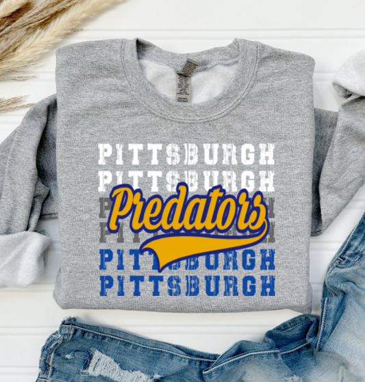 Predators Pittsburgh Multiple - Crewneck