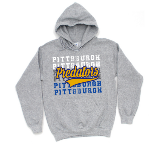 Predators Pittsburgh Multiple - Hoodie