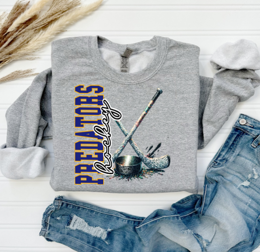 Predators Jeweled - Crewneck