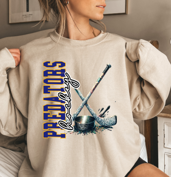 Predators Jeweled - Crewneck
