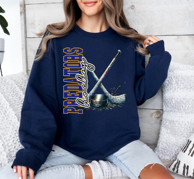 Predators Jeweled - Crewneck
