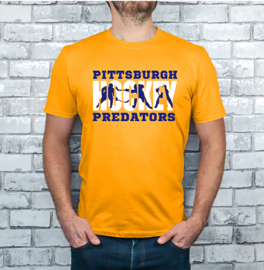 Hockey Silhouette - Predators Tshirt