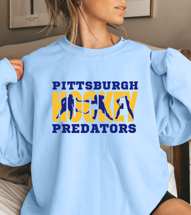Hockey Silhouette - Predators Crewneck