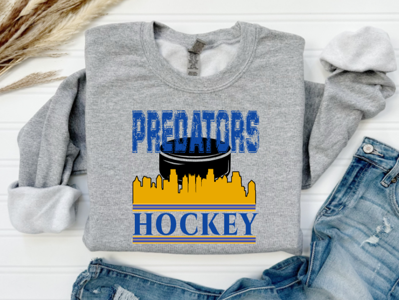 Predators Skyline - Crewneck