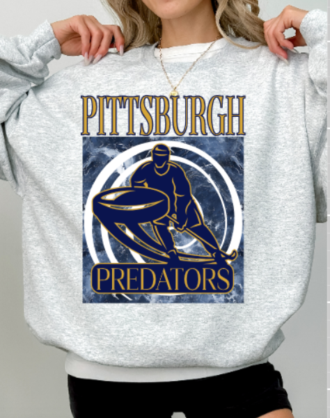 Predators Pastel Prep - Crewneck