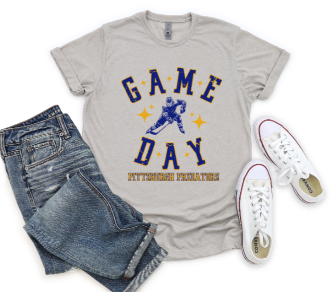 Game Day Hockey Player - Predators Tshirt