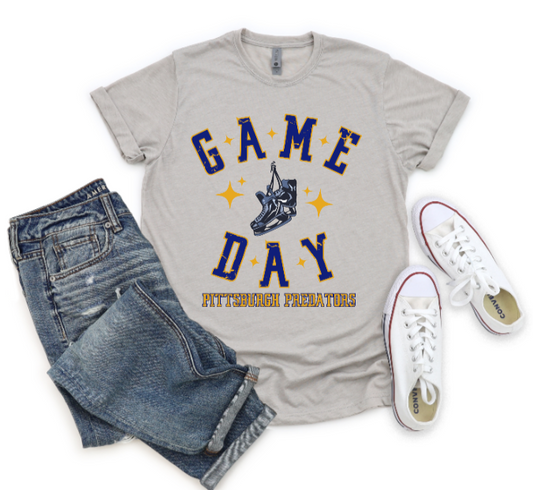 Game Day Hockey Skates - Predators Tshirt
