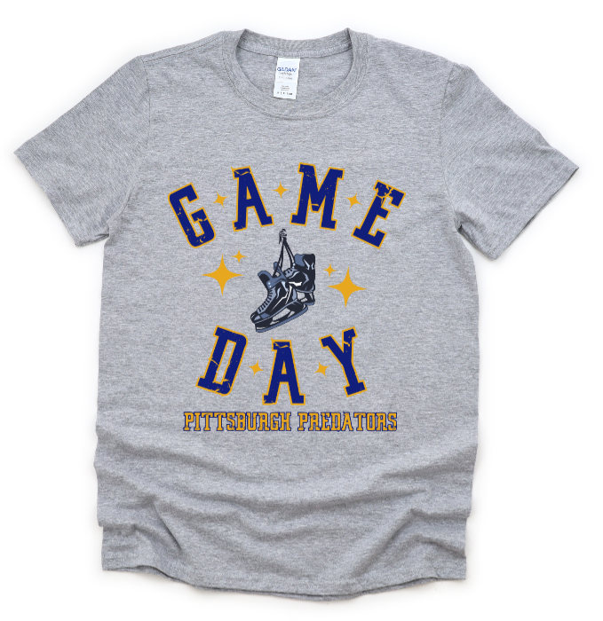 Game Day Hockey Skates - Predators Tshirt
