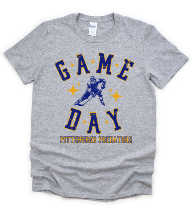 Game Day Hockey Player - Predators Tshirt