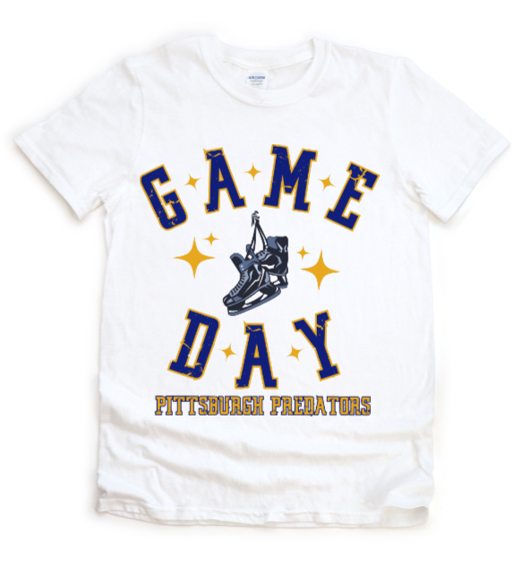 Game Day Hockey Skates - Predators Tshirt