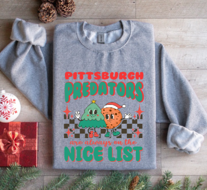 On the Nice List - Predators Crewneck